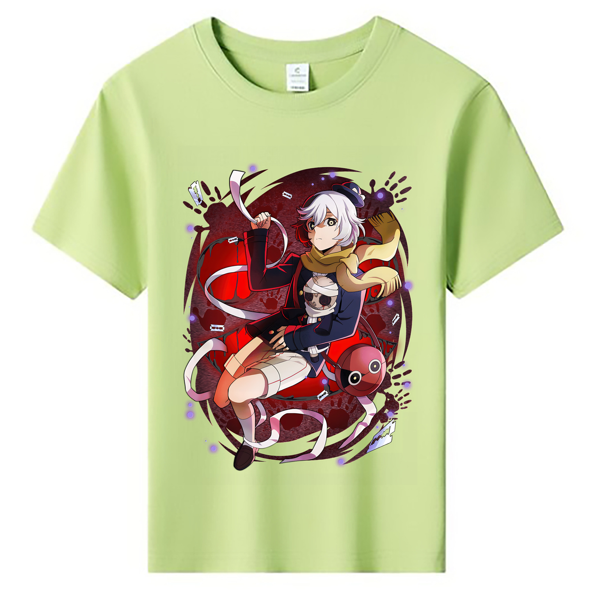 （画像用） 文豪ストレイドッグス Bungo Stray Dogs 綿100％キッズTシャツ（フロントプリント）
